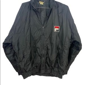 Vintage Fila windbreaker / Large logo